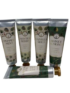 Peppermint and Pine 5 Piece Set Hand Cream Collection